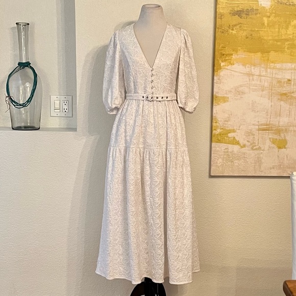 NICHOLAS White Midi Dress - Picture 6 of 16